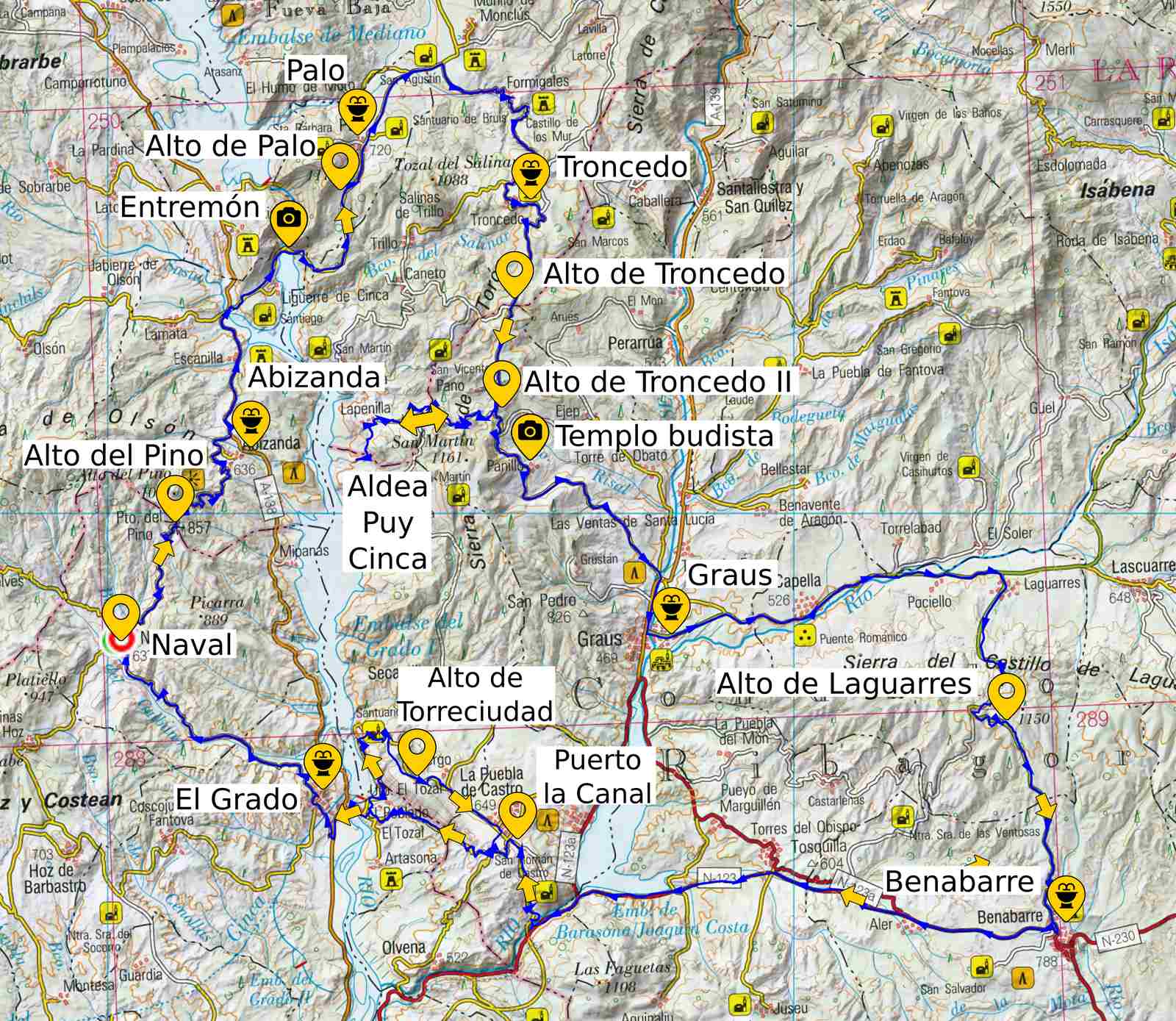 mapa ruta c5.